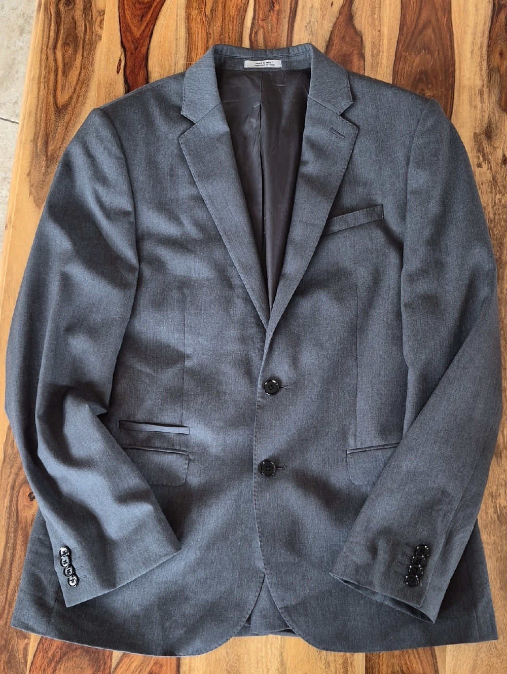 Express Fitted 52% Wool Blazer